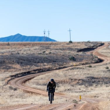 gravel cyclist