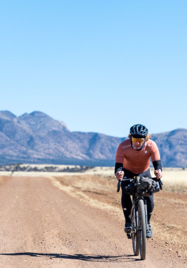 gravel cyclist