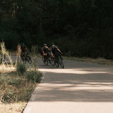 gravel cyclists