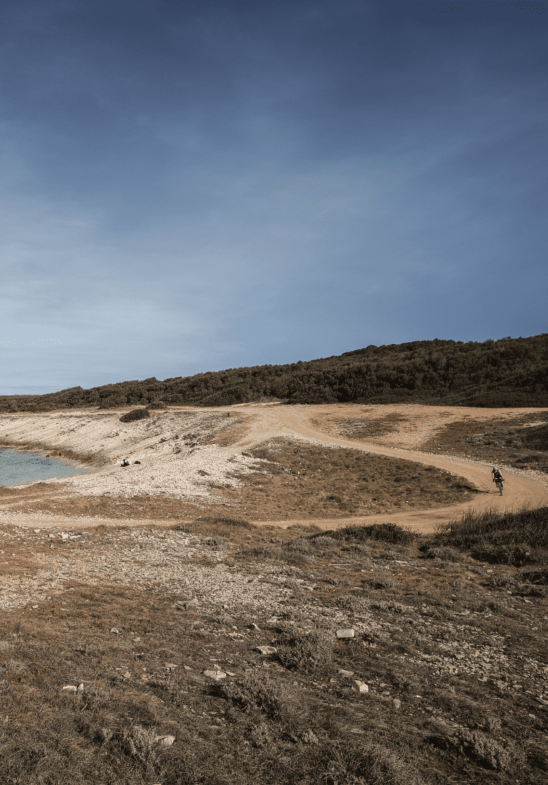 gravel cyclist