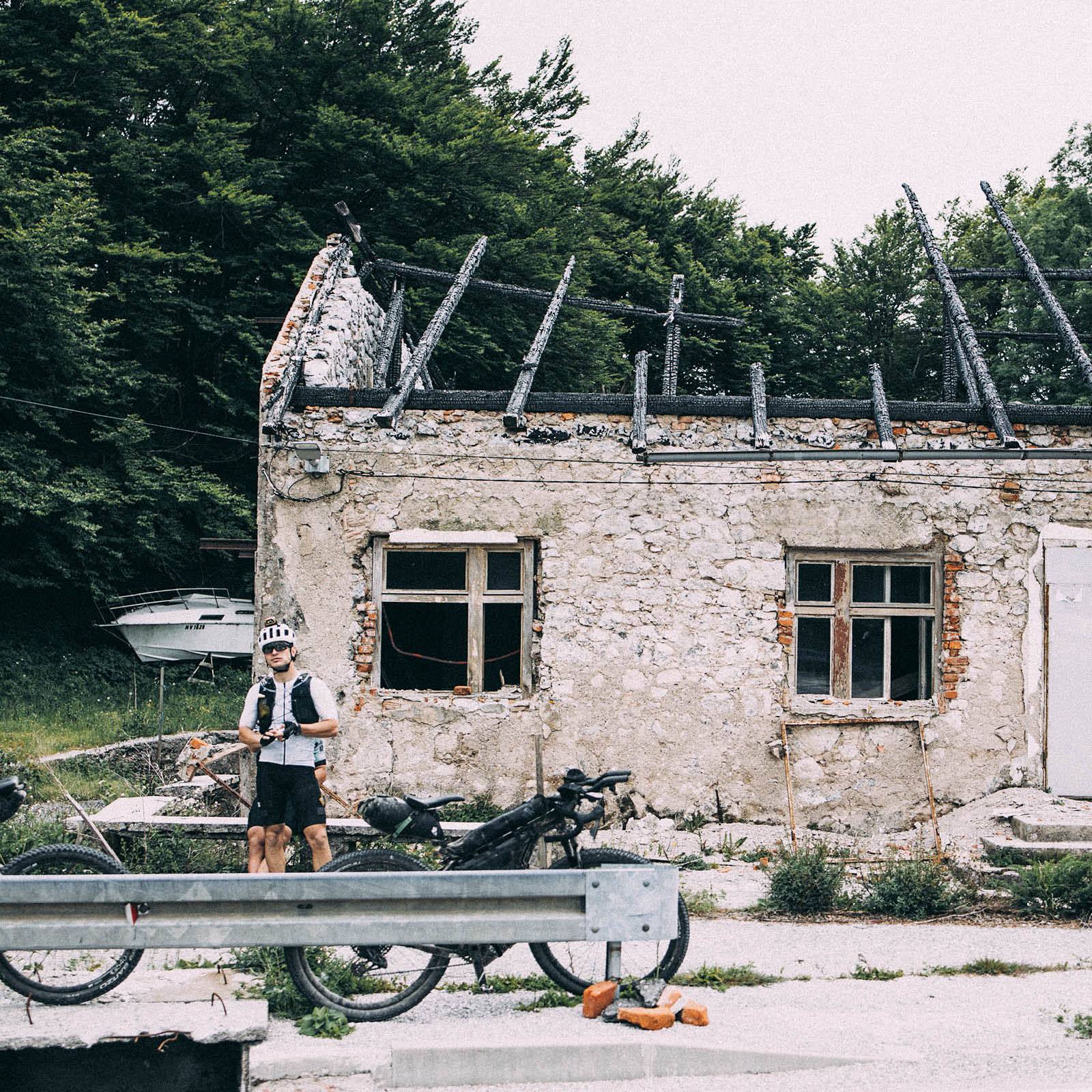 gravel cyclist