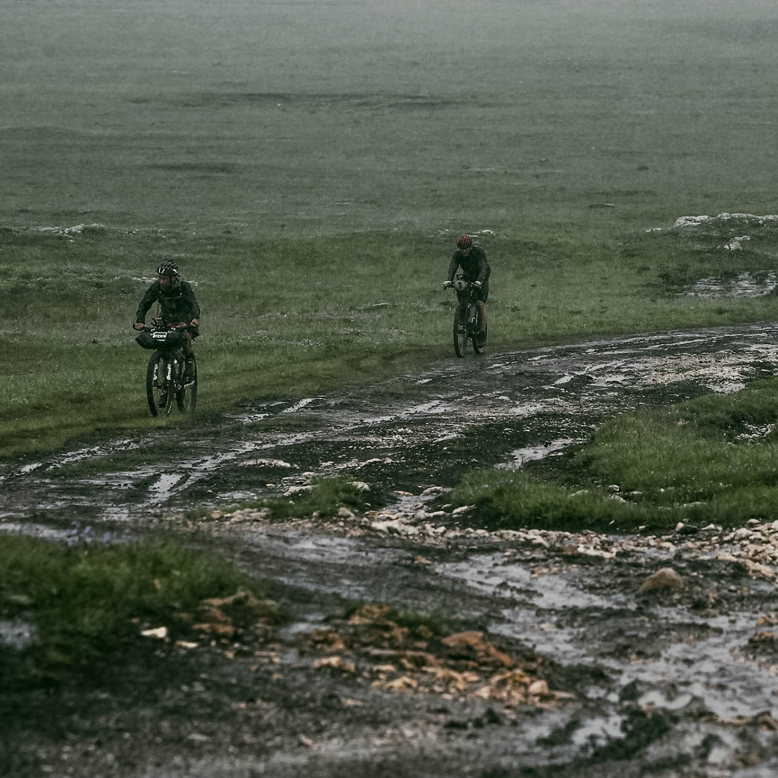 gravel cyclist rain gear